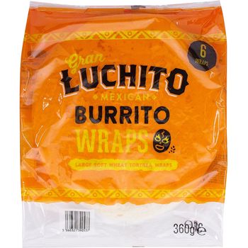 Gran Luchito Mexican Burrito Wraps