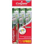 Colgate Toothbrush Twister M 3pcs