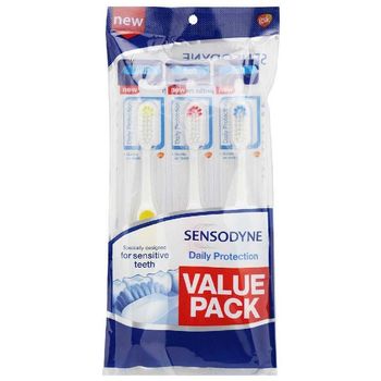 Sensodyne Daily Protection Tooth Brush 3pcs