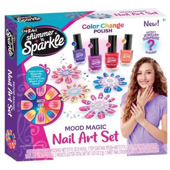 Cra-Z-Art Shimmer And Sparkle Mood Magic Nail Art Set