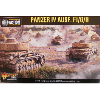 Warlord Games Bolt Action Panzer IV Ausf. F1g H Medium Tank 1 56 WWII Military Wargaming Plastic Model Kit