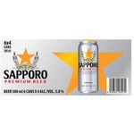 Sapporo Beer Can 24 x 330ml