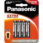 Panasonic Extra Heavy Duty AAA4 1.5v Zinc Carbon Battery