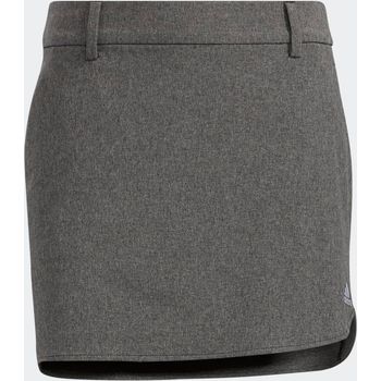 Adidas Women Golf 3 Stripes Slit Detail Skirt Dark Grey Heather