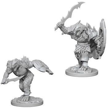 Dungeons & Dragons Nolzur's Marvelous Unpainted Minis: W4 Male Dragonborn Fighter