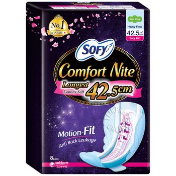 SOFY COTTONY SOFT BODY FIT HEAVY FLOW 42.5CM