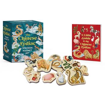 Running Press Kids The Chinese Zodiac Wooden Magnet Set