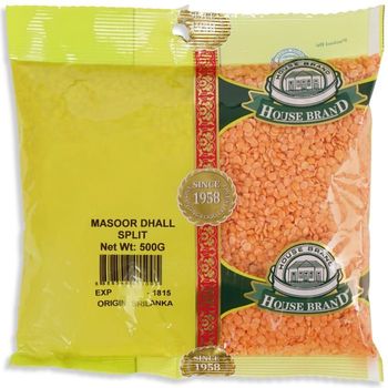 House Brand Masoor Dhall Split 500g