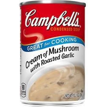 Campbells Condensed Soup Cream Of Mushroom With Roasted Garlic 10.5oz