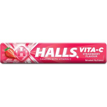Halls Stick Vita C Strawberry 34g