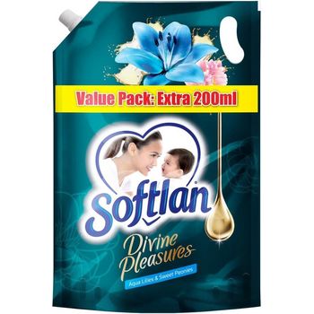 Softlan Divine Pleasures Aqua Lilies Sweet Peonies 1.5L