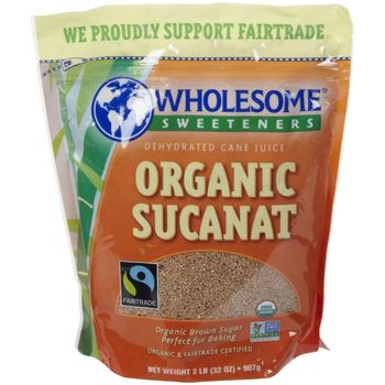 Wholesome Sweeteners Dehydrated Cane Juice Organic Sucanat 900g
