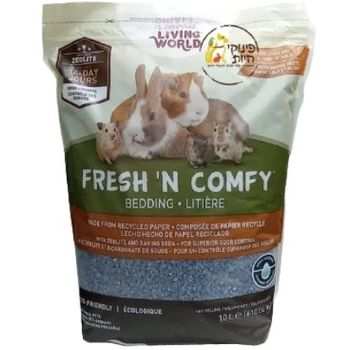 Living World Compressed Blue Paper Litter For Rodents 10L