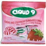 Cloud 9 Creme And Strawberry Flavoured Candy 62.5g