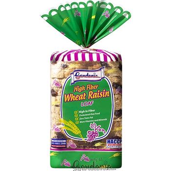 Gardenia High Fiber Wheat Raisin Loaf 400g