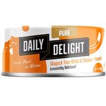 Daily Delight Pure Tuna with Pumpkin Cat Food 80g (24 cans)TNR Project Sg