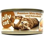 Jolly Cat Canned Food Premium White Meat Tuna & Katsuobushi 80g