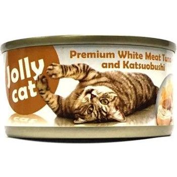 Jolly Cat Canned Food Premium White Meat Tuna & Katsuobushi 80g