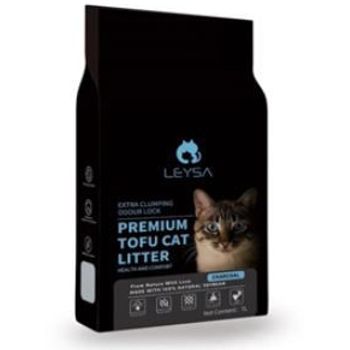 Leysa Premium Tofu Cat Litter Charcoal