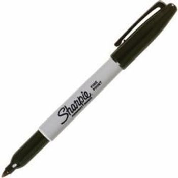 Sharpie Fine Point Permanent Markers Black Case Of 144