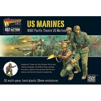 Blot Action US Marines Pacific Theater 1 56 WWII Military Wargaming Figures Plastic Model Kit