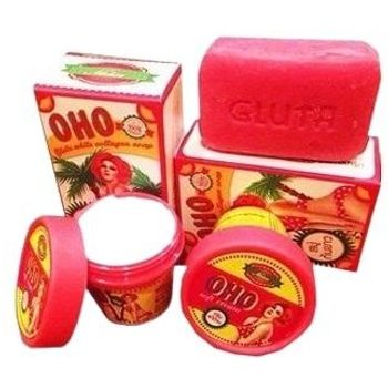 OHO 3 in 1 Dark Spot Cream Gluta White Soap Underarm 210g