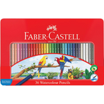 Faber-Castell 36C Watercolour Pencils in Metal Tin FSC