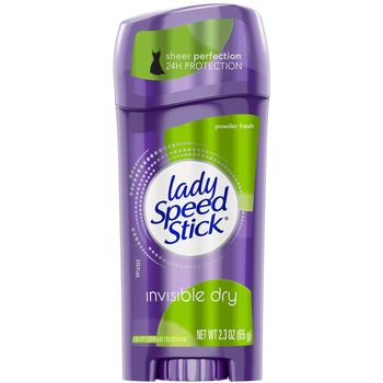 Lady Speed Stick Antiperspirant Deodorant, Invisible, Powder 65g
