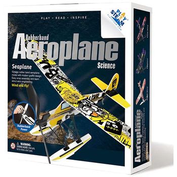 Play STEM Rubber Band Airplane Science Seaplane