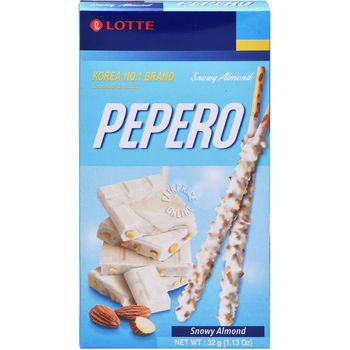 Lotte Pepero Stick Biscuits Snowy Almond