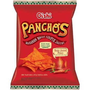 Oishi Panchos Hot And Spicy 160g