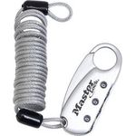 Master Lock 1559eurdcol Resettable Combination Backpack Lock With Coiling Cable 90 M Random Color