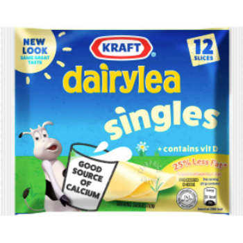 Kraft Cheese Singles 25% Less Fat 12s