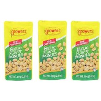 Growers Garlic Flavor Peanuts 80g