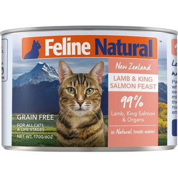 Feline Natural Lamb King Salmon Cat Can