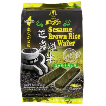 Jia Sen Sesame Brown Rice Wafer 190g