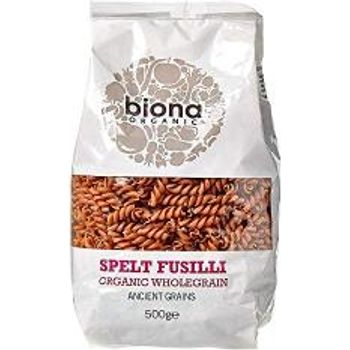 Biona Organic Spelt Pasta Wholegrain Fusilli 500g