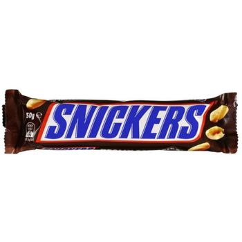 Snickers Milk Chocolate Peanuts with Creamy Caramel and Soft Nougat 51g