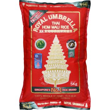 Royal Umbrella Jasmine Fragrant Rice 5kg