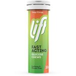 Gluco Tabs Tangy Orange Fast Acting Glucose 10 Tabs