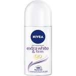 Nivea Extra White And Firm Q10 Roll On Deodorant 50ml