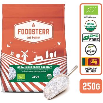 Foodsterr Organic Shredded Coconut 250g
