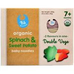 Bib Gourmet Organic Spinach And Sweet Potato Baby Noodles 8pcs 30g
