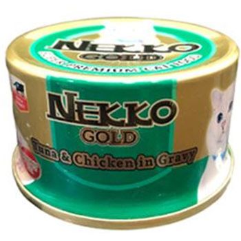 Nekko Gold NC5 Tuna & Chicken in Gravy 85g