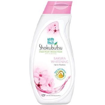 Shokubutsu Sakura Whitening Shower Foam 220ml