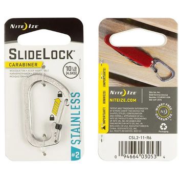 Nite Ize SlideLock Carabiner Stainless Steel 2