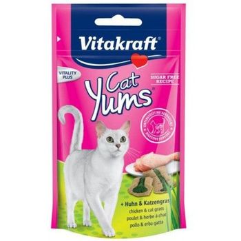 Vitakraft CAT YUMS with Chicken and Cat Grass 40g