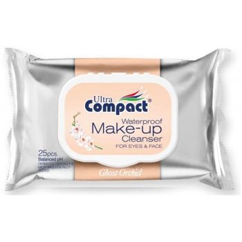 Ultra Compact Waterproof Wet Wipes Make-Up Cleanser for Removing Make-Up 25pcs