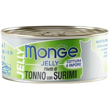 Monge Cat Jelly Yellowfin Tuna with Surimi 80g