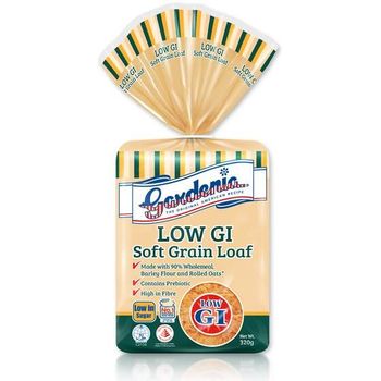 Gardenia Low GI Soft Grain Loaf Sliced Bread 320g